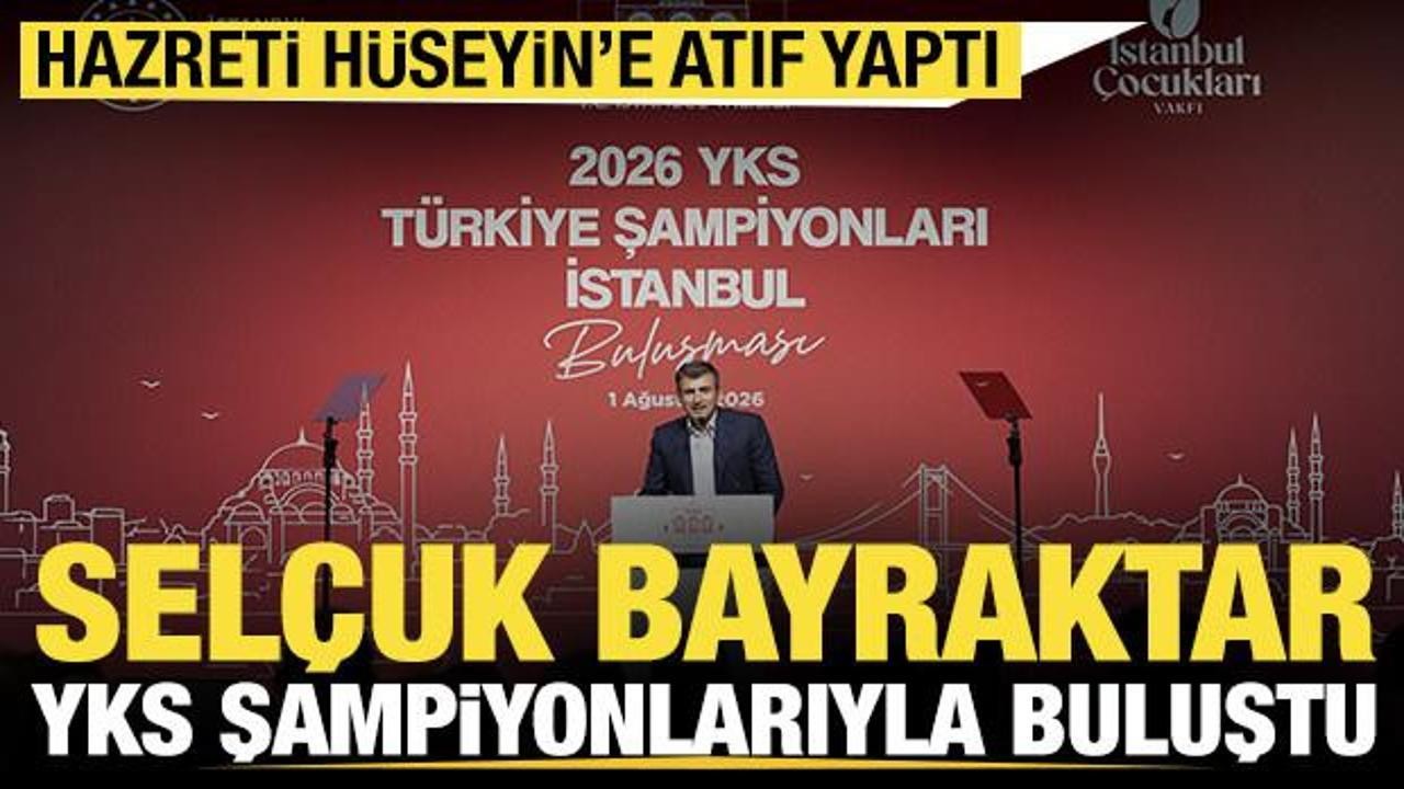 Selçuk Bayraktar’dan YKS Şampiyonlarına Kızılelma ve Hazreti Hüseyin Vurgusu
